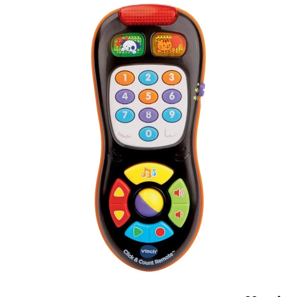 VTech Click & Count Remote - Black and Multicolor